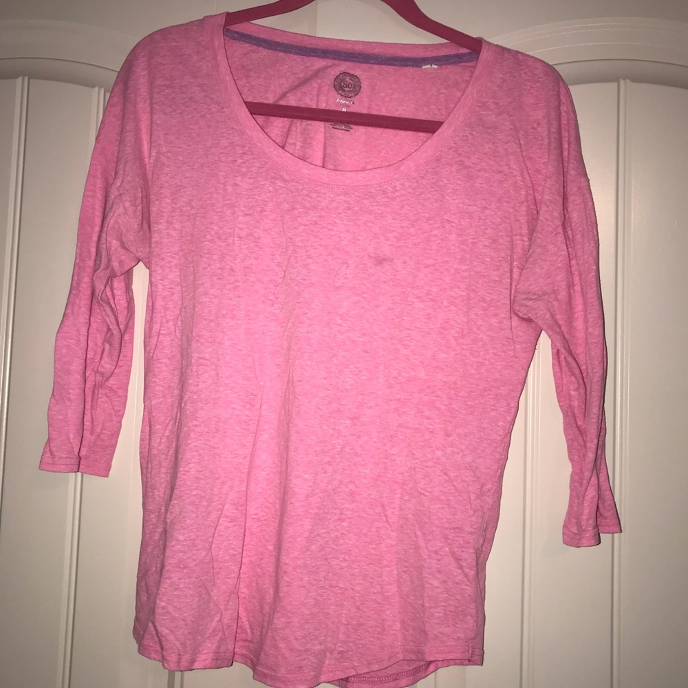 pink shirt
